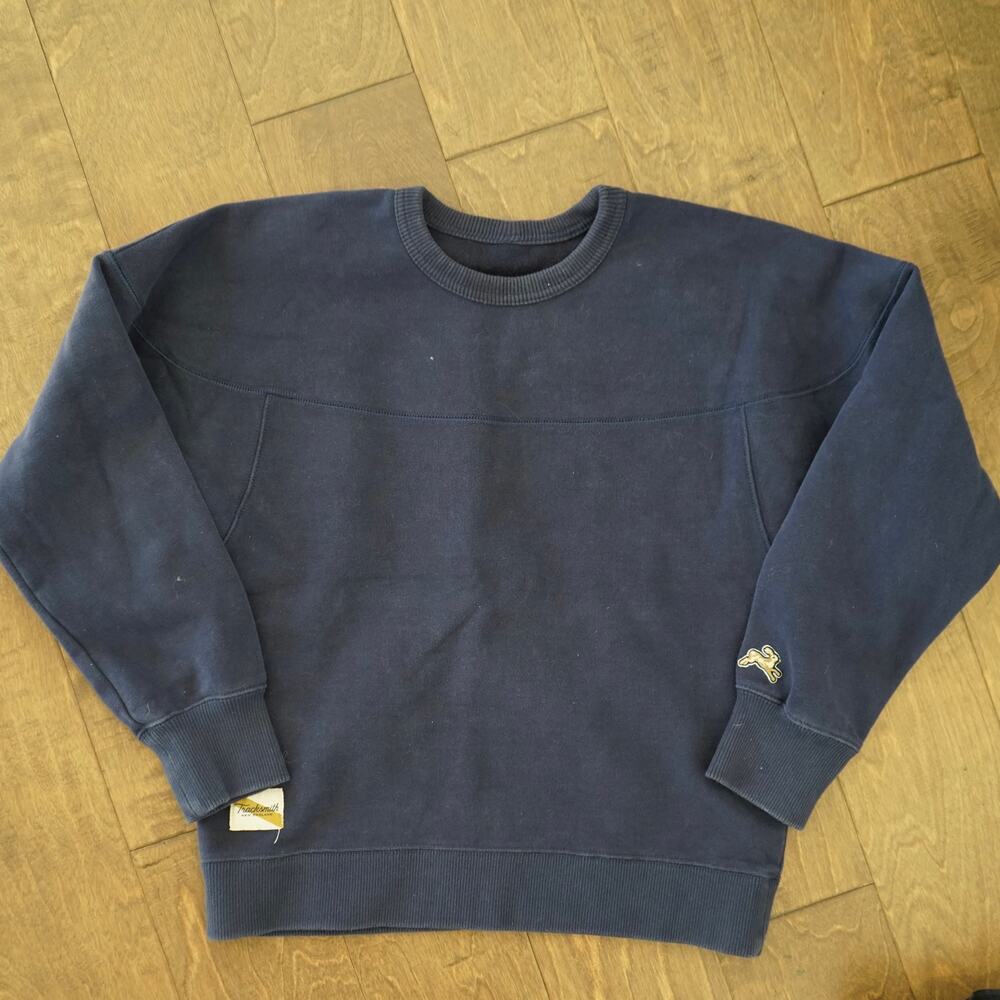 Tracksmith Navy Blue Crewneck Sweatshirt